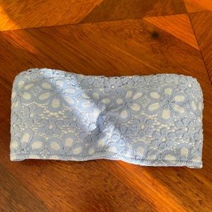 Victoria’s Secret crochet bandeau bikini top